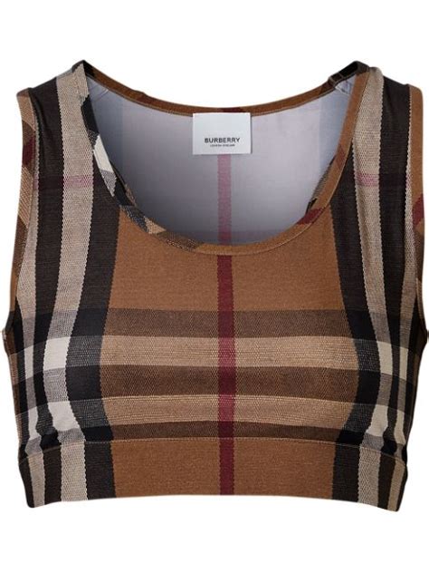 burberry plaid tank top|Burberry store online.